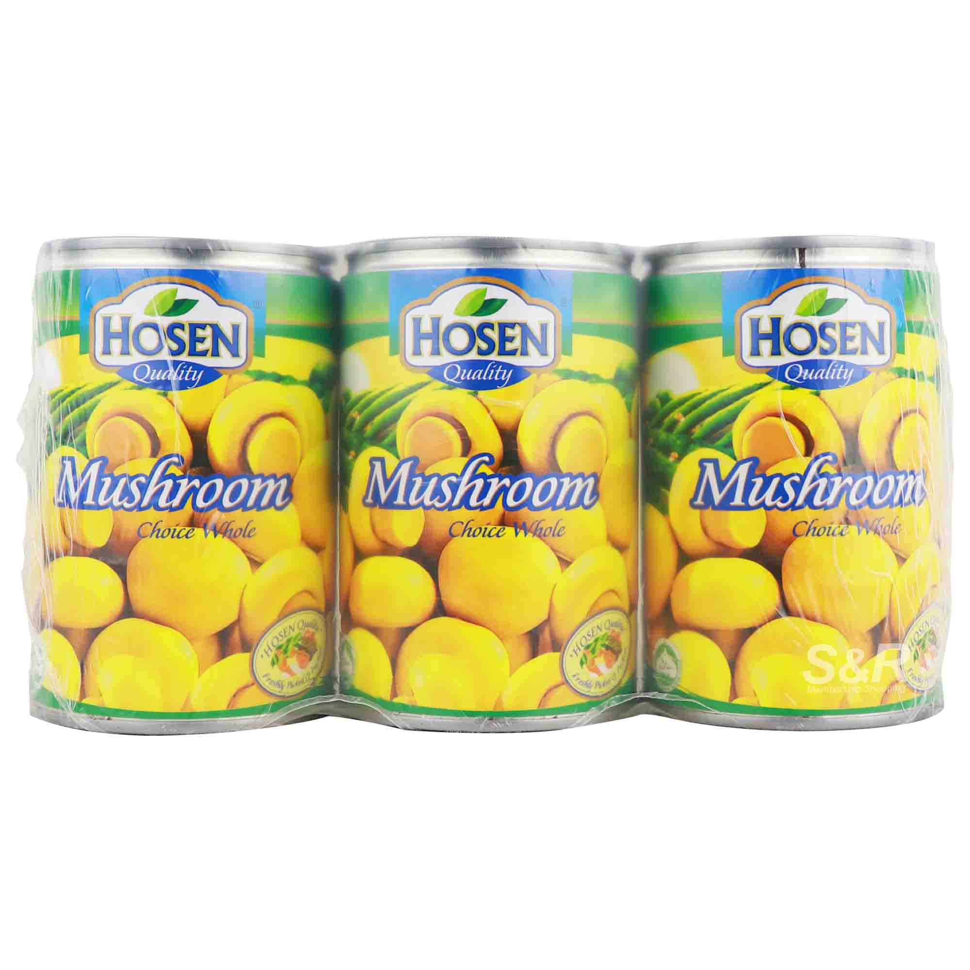 Hosen Quality Mushroom Choice Whole 3 cans